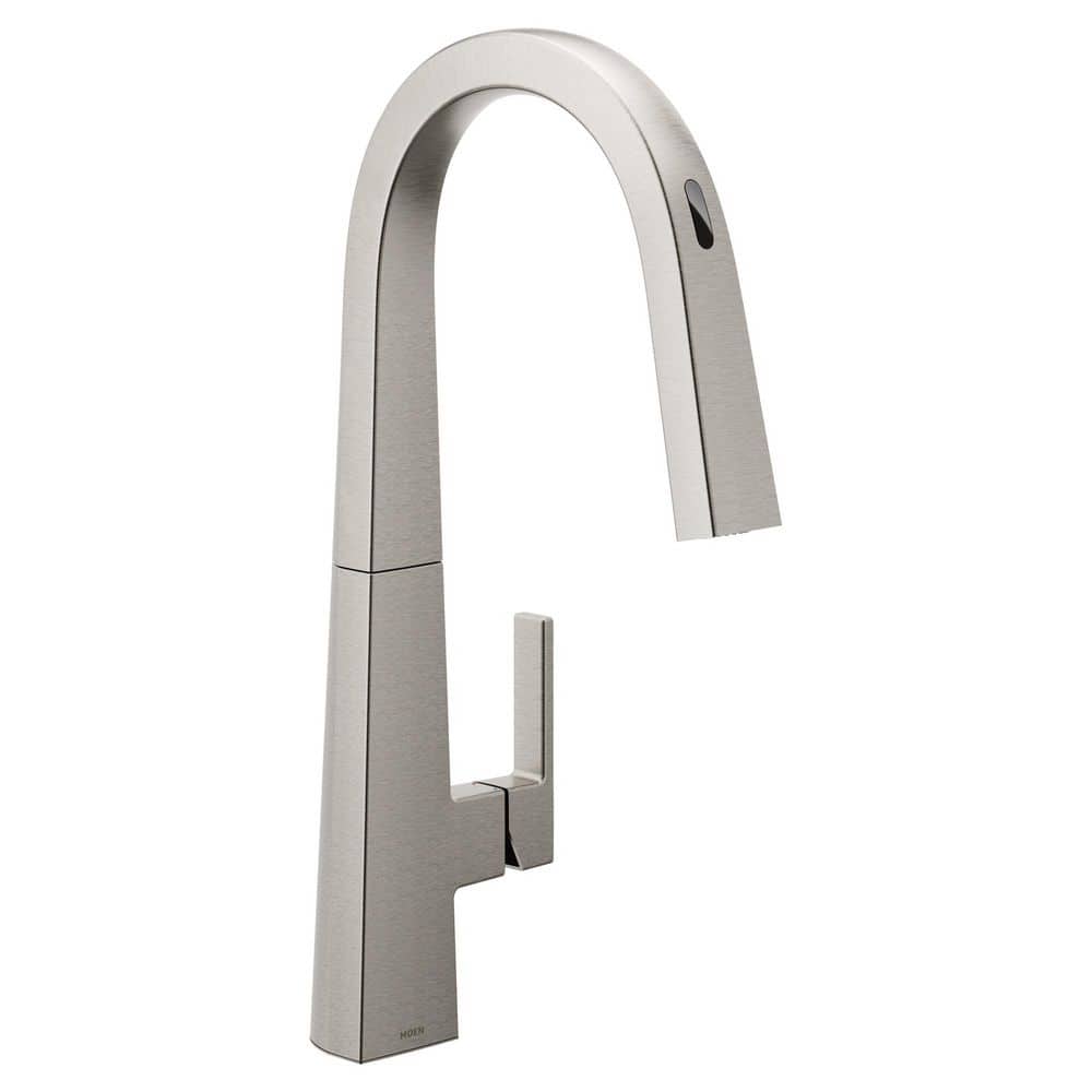 Nio Spot Resist Stainless 18.38 in. H Pull Down Sprayer Kitchen Faucet with 100° Spout Swivel price history on PriceWatchPro