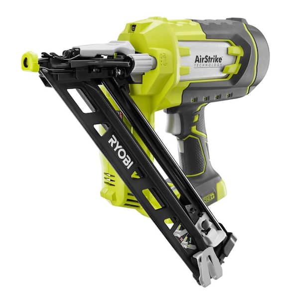 RYOBI ONE 18V Lithium Ion Cordless AirStrike 15 Gauge Angled