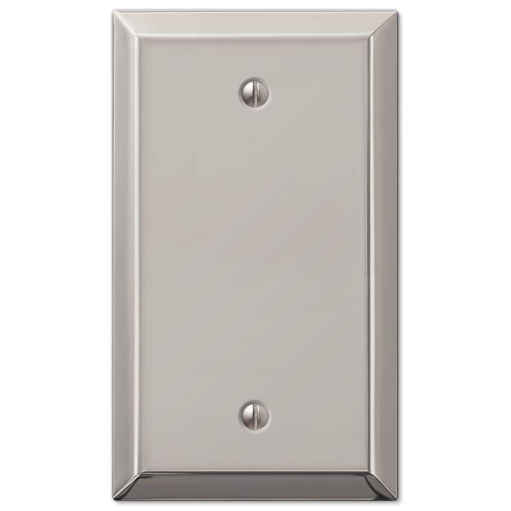 Metallic 1 Gang Blank Steel Wall Plate - Polished Nickel price history on PriceWatchPro
