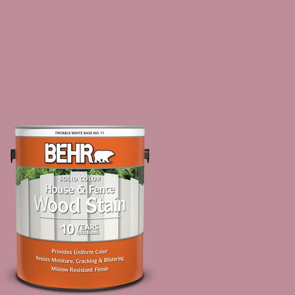 BEHR 1 gal. #S130-4 Cherry Juice Solid Color House and Fence Exterior Wood Stain