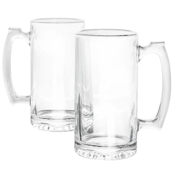GIBSON HOME Cavill 2-Piece 25 oz. glass mug set 985120226M - The Home Depot