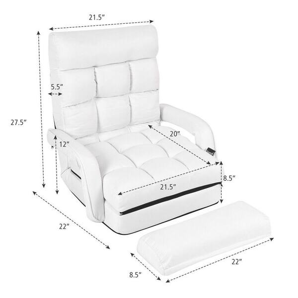 white floor chair