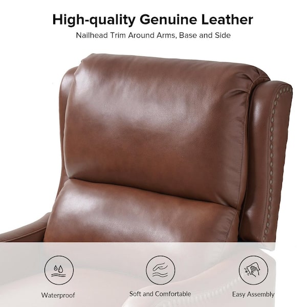LOGOS LIFE ROLLINGCHAIR （BROWN） Lightyear Leather Power Headrest Zero Gravity Recliner