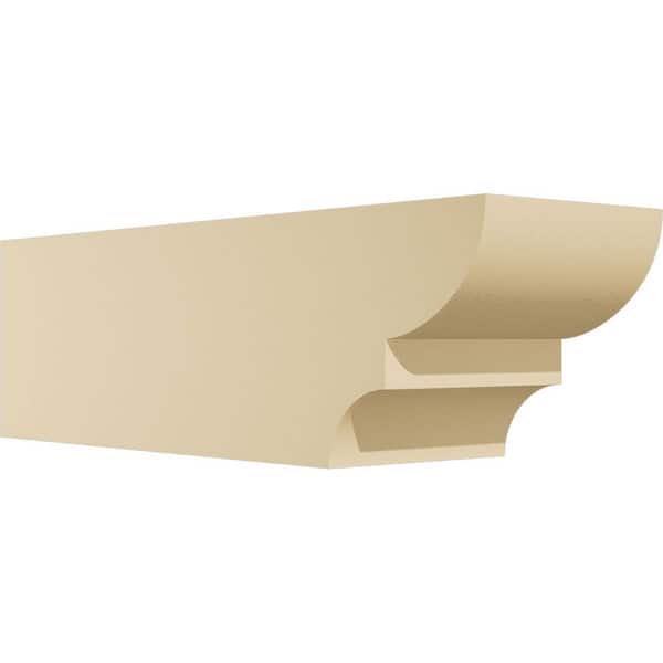 Ekena Millwork Standard Ridgewood 6 in. W x 6 in. H x 20 in. D Signature Urethane Rafter Tail Outlooker