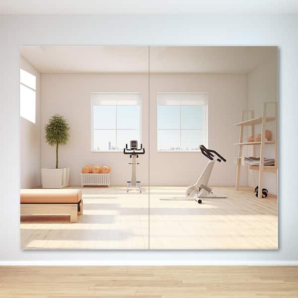 Vosuja 30 W x 48 H PCS Frameless Mirrors, Large Gym