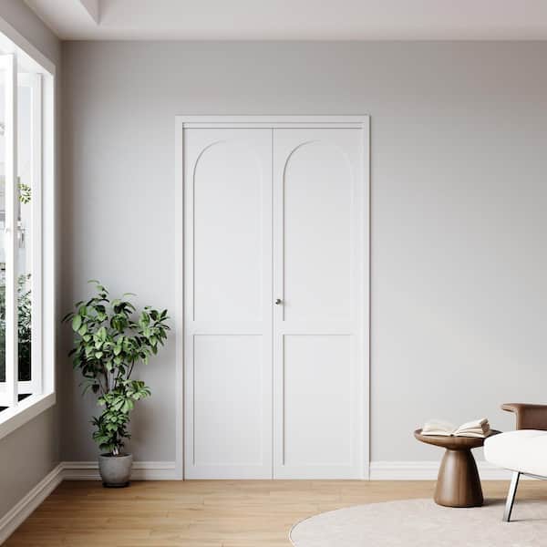 COAST SEQUOIA INC 30 in. x 78 in. Paneled Solid Core White Primed