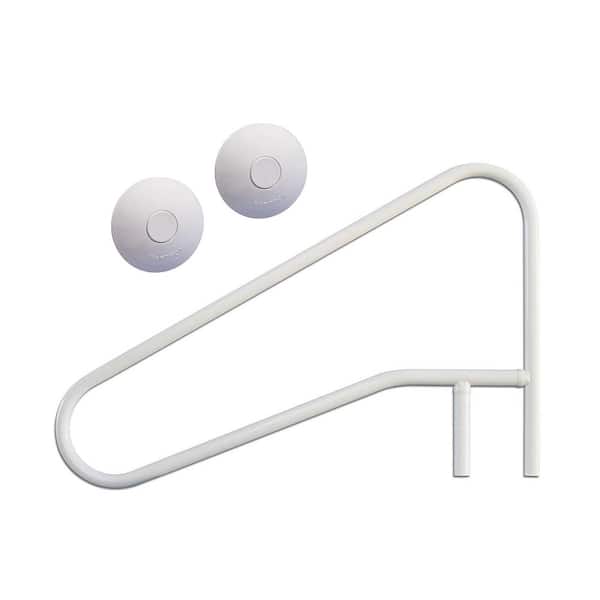Saftron 3 Bend in Water Handrail and Ladder and Rail Anchor Socket Cover (2-Pack)