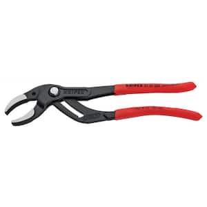 Pipe Gripping Pliers with Serrated Jaws