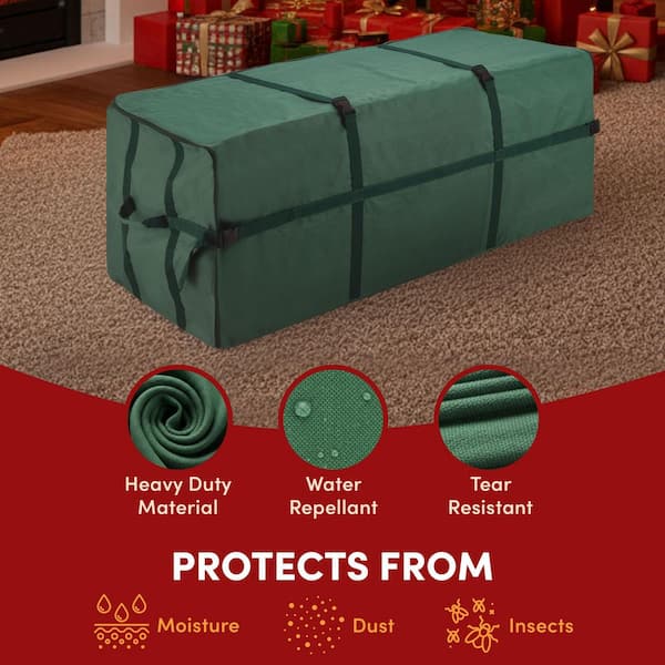 Tiny Tim Totes Deluxe Canvas Heavy-Duty Christmas Tree Storage Bag