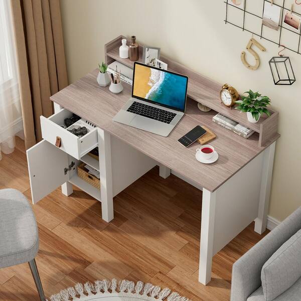 Small Computer Desk, Modern Writing Desk for Living Room, Home