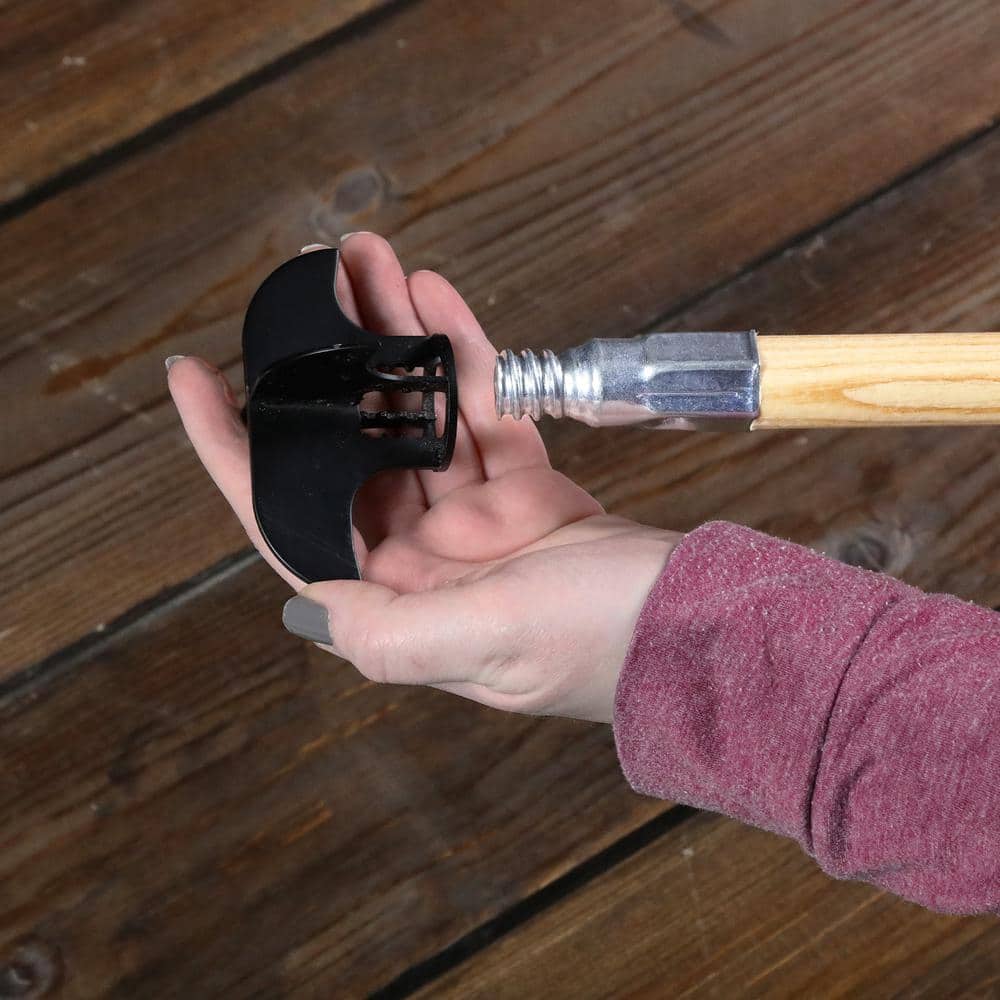 Compact Black Stainless Steel Crack and Crevice Weeding Tool