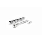 1/2 in. Drive 12-Point SAE Ratchet and Socket Set (12-Piece)