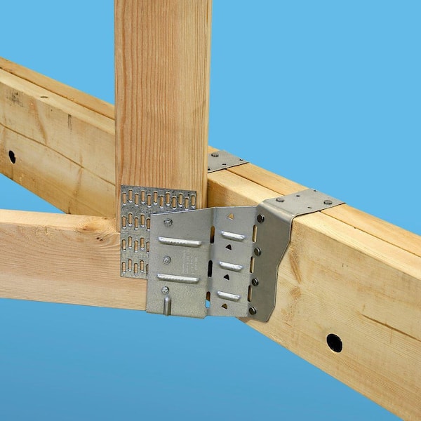 THASR Galvanized Adjustable Truss Hanger for 2x9, Skewed Right