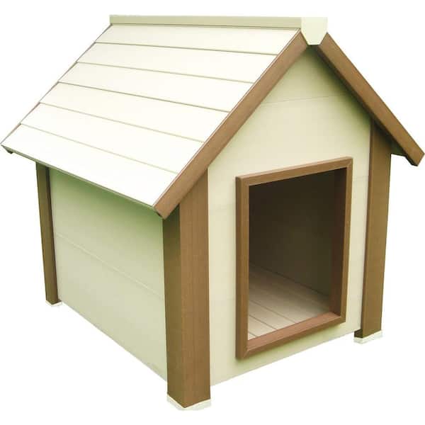 New Age Pet Eco Concepts Hi-R Canine Cottage Insulated Dog House, Medium-DISCONTINUED