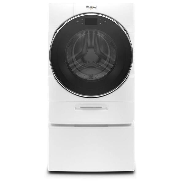 Whirlpool 4.5 Cu. Ft. High Efficiency Stackable Front Load Washer with  Steam and Load & Go Dispenser White WFW5620HW - Best Buy