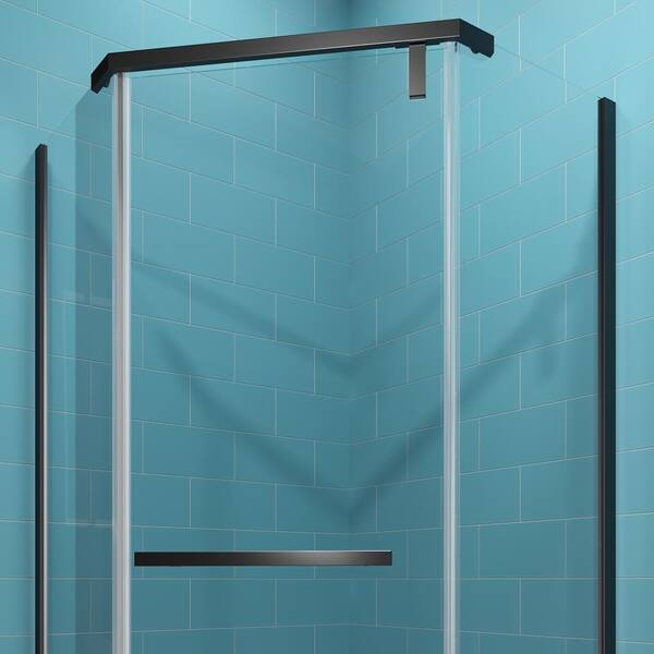 ES-DIY 36 in. W x 72 in. H Neo Angle Pivot Semi Frameless ES-DIY 36 in. W x 72 in. H Neo Angle Pivot Semi Frameless