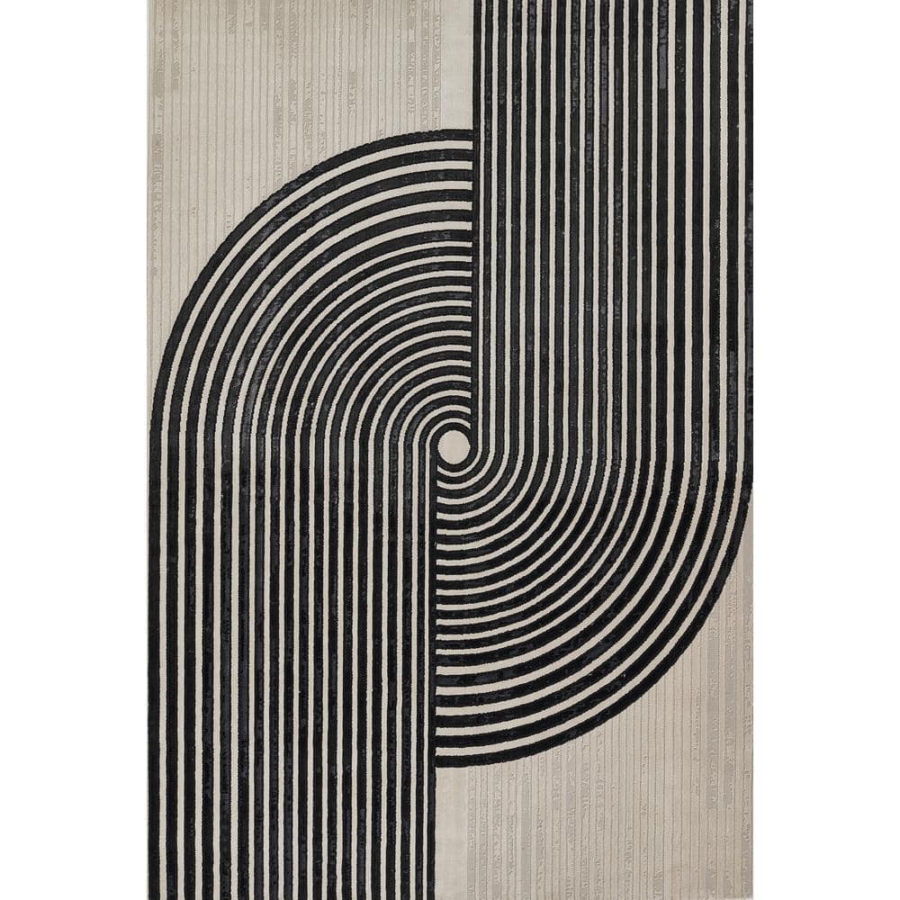 Xander Ivory 9 ft. X 13 ft. Geometric Indoor Area Rug price history on PriceWatchPro