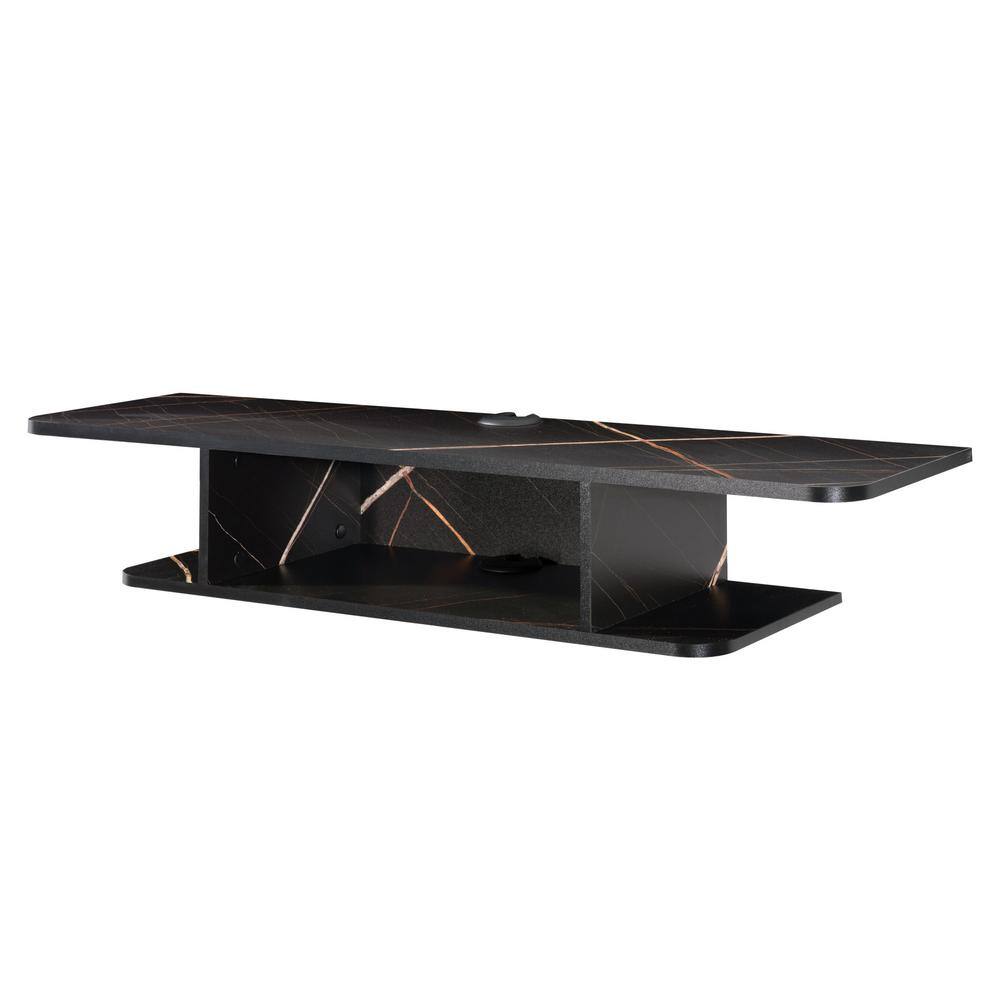 FITUEYES Floating TV Shelf Wall Mounted Media Console TV Stand Storage