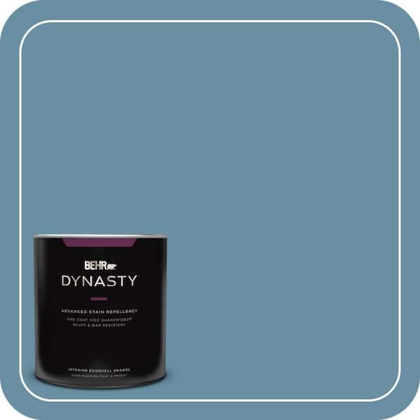 BEHR DYNASTY 1 qt. #PPU14-04 French Court Eggshell Enamel Interior Stain-Blocking Paint & Primer