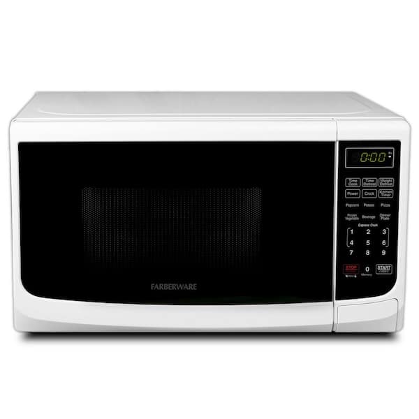 Farberware Classic FMO07ABTWHA 0.7 Cu. Ft 700-Watt Microwave Oven  FMO07ABTWHA, Color: White - JCPenney