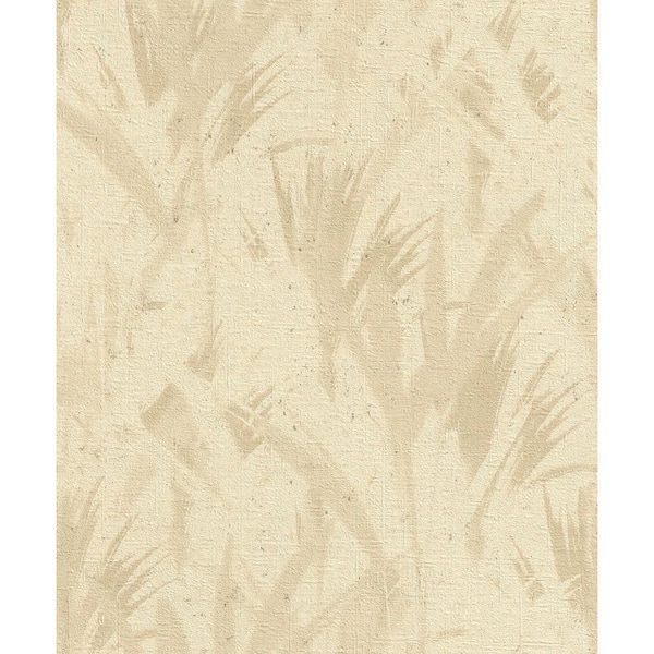 Advantage Chet Beige Beige Spray Paper Textured Non-Pasted Wallpaper Roll