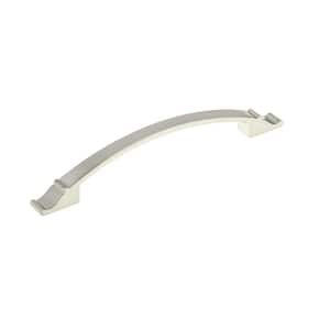 Teramo Collection 7 9/16 in. (192 mm) Brushed Nickel Traditional Cabinet Arch Pull