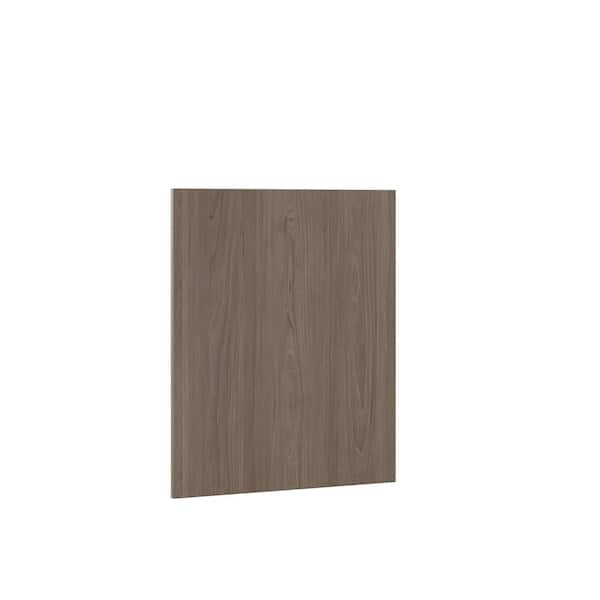 Hampton Bay Designer Series 0.75x30x24 in. Edgeley Decorative End Panel in Driftwood