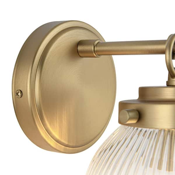 Y'INSP 5.91 in. 1-Light Brushed Gold Vintage Industrial Wall