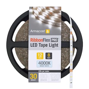 RibbonFlex Pro 8.2 ft. LED Tape Light 30 LEDs/m Bright White (4000K)