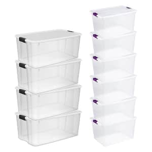 116 Qt. Ultra Storage Tote Box (4 Pack) and 66 Qt. Containers (6 Pack)