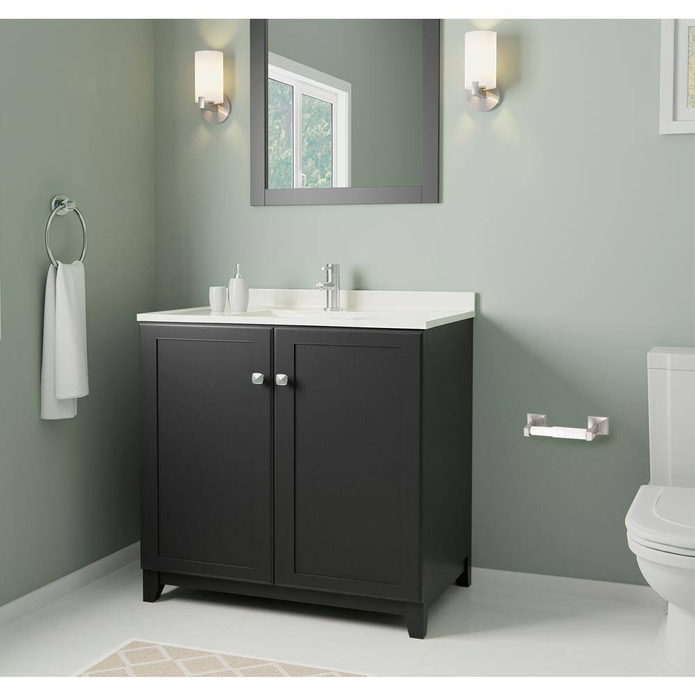 Millbridge Satin Nickel Wall-Mounted Toilet Paper Holder