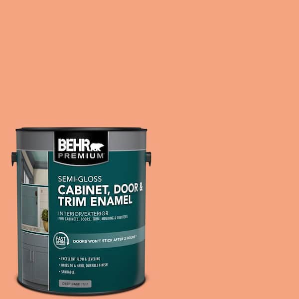 BEHR PREMIUM 1 gal. #P190-4 Siren Semi-Gloss Enamel Interior/Exterior Cabinet, Door & Trim Paint