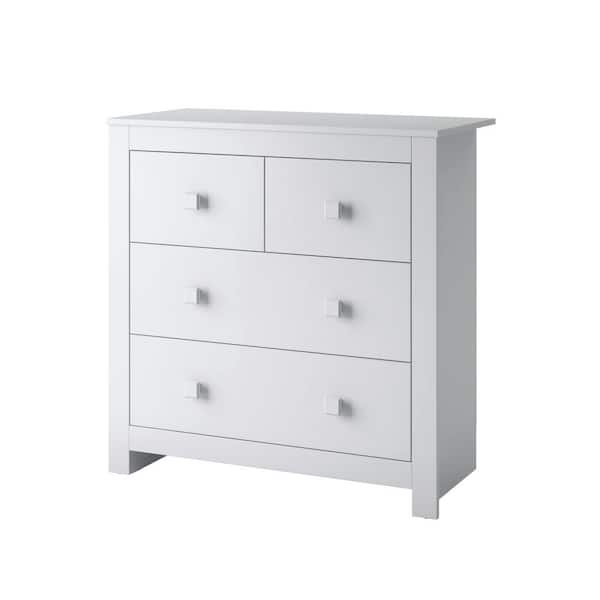 CorLiving Madison Snow White 4-Drawer Chest