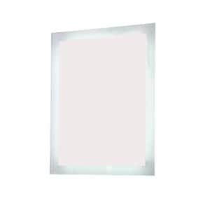 Innolight 24 in. W x 32 in. H Frameless Rectangular LED Light Bathroom Vanity Mirror