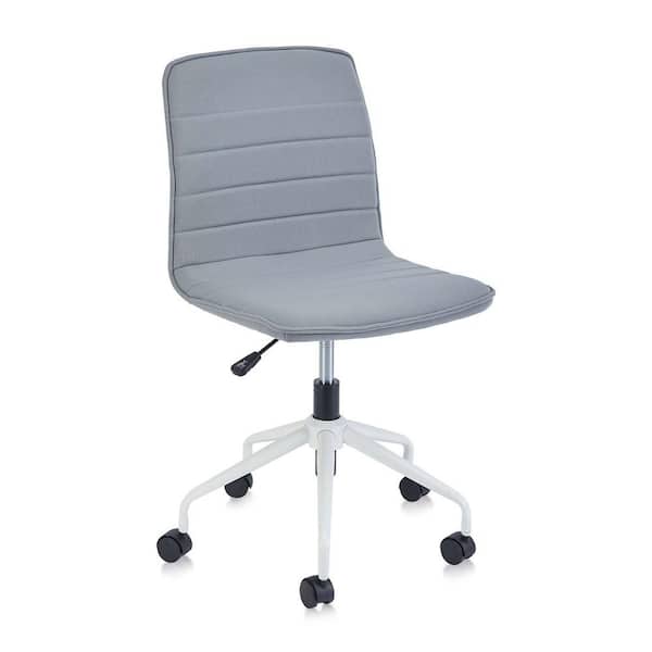Unbranded Ergonomic Grey Office Mesh Task Chair with Adjustable Headrest