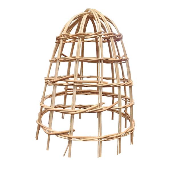 22 in. H Debarked Willow Cloche Protector