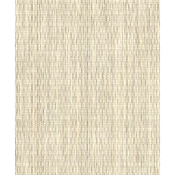 Advantage Emeril Cream Faux Grasscloth Cream Wallpaper Sample