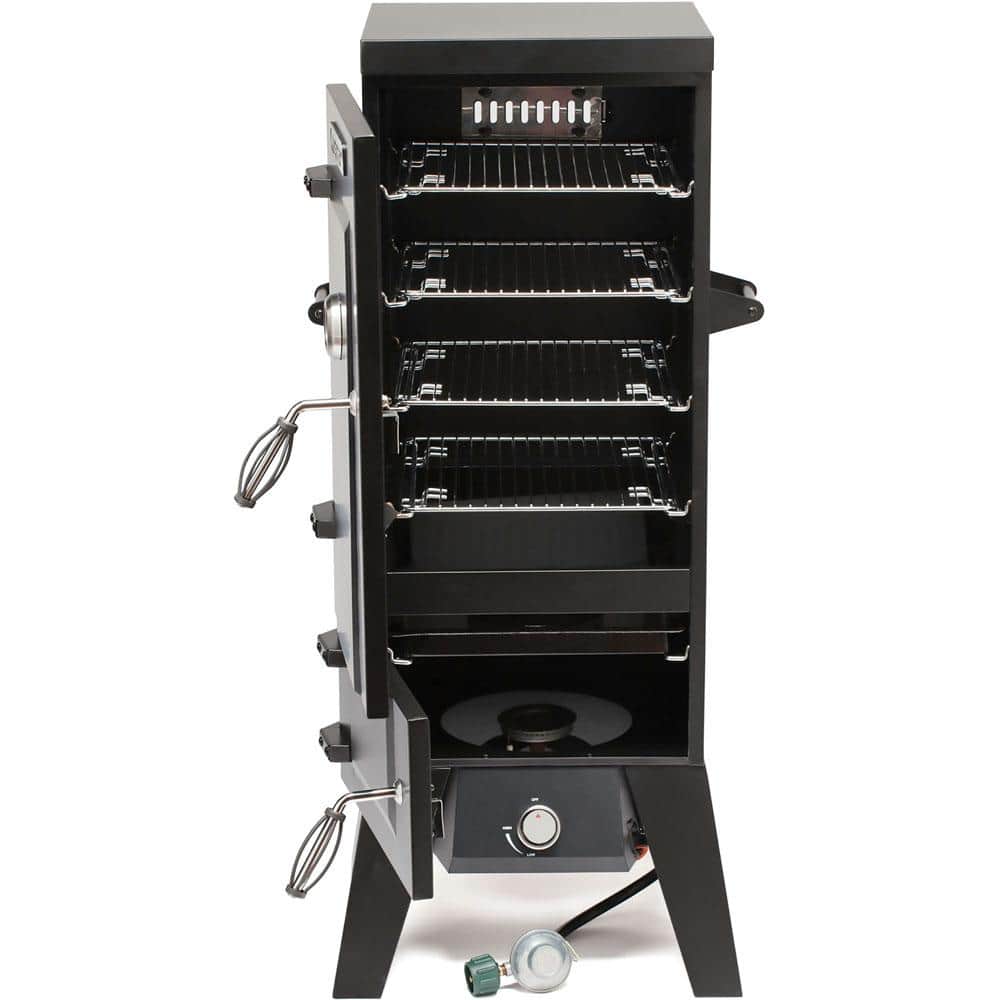 Cuisinart 36" Black Stainless Steel Vertical Gas Smoker
