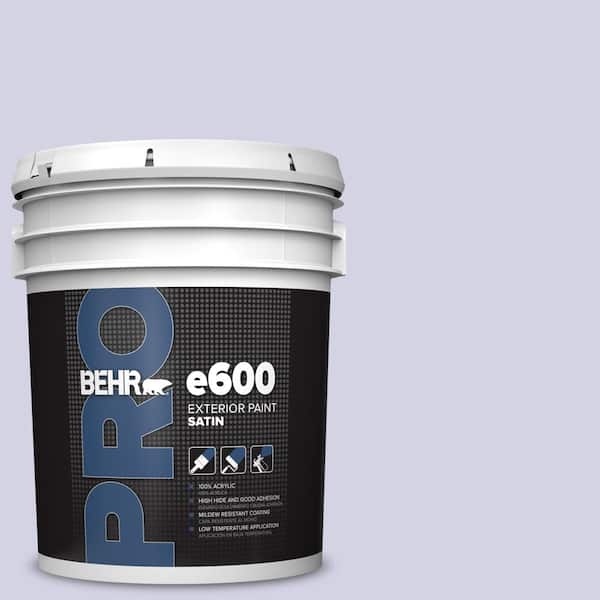 BEHR PRO 5 gal. #M550-2 Lavender Memory Satin Exterior Paint