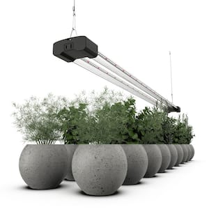 4 ft. LED Grow Light Full Spectrum 5000K Daylight and 660 nm Red Linkable Indoor Plant Fixture