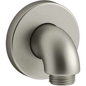 Purist Stillness Wall-Mount Supply Elbow with Check Valve in Vibrant Brushed Nickel