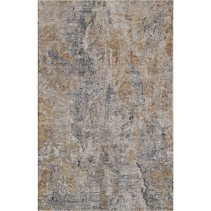 Ivy Rust 10 ft. x 14 ft. Vintage Distressed Area Rug