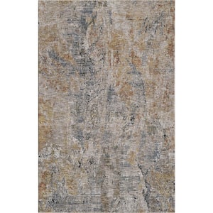 Ivy Rust 5 ft. x 7 ft. 10 in. Vintage Distressed Area Rug