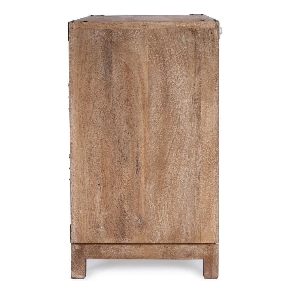 Forster 144'' Extra Deep Brown Campaign Chest with Ball Bearings