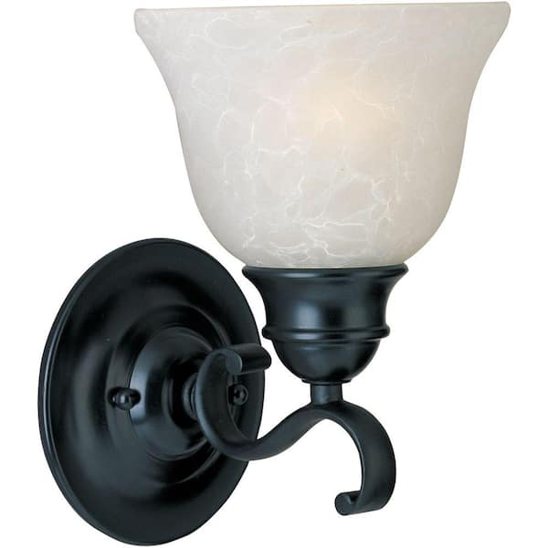 Maxim Lighting Linda 1-Light Black Sconce