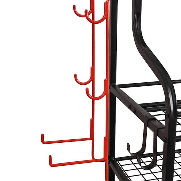 Metal Yoga Mat Organizer Basket,Floor Standing Yoga Mat Holder Storage Cart  Gym Organizer Basket,Mobile Metal Yoga Mat Holder,with Wheels & Handle,for  Home/Fitness Room/Gym : : Sports & Outdoors