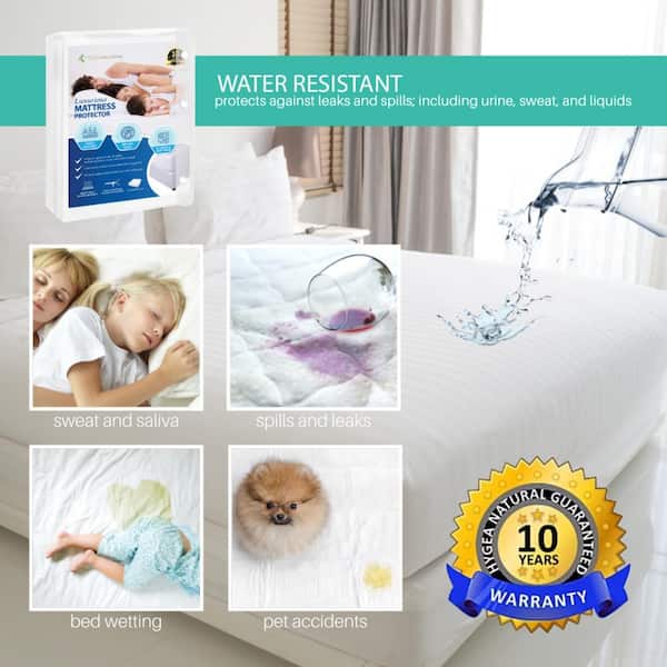 Waterproof Mattress Protector Washable Urine-Proof Stretchable Bed Cover  USA~