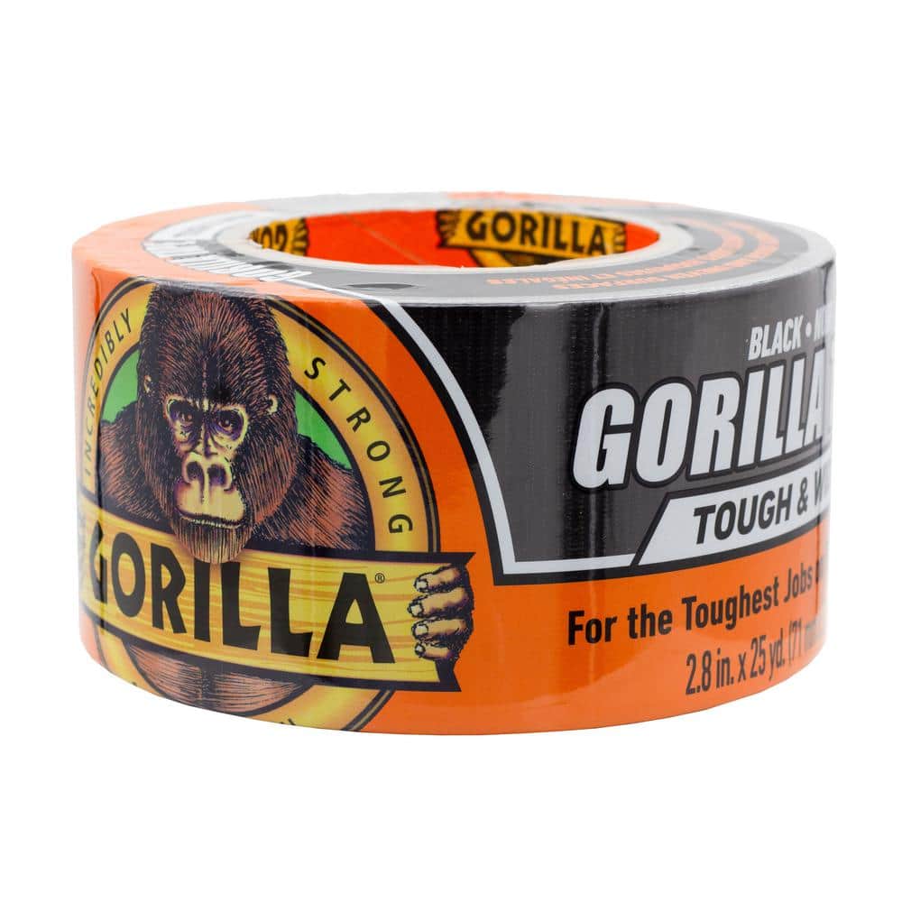 25 yds. Tough and Wide Black Duct Tape (2-Pack)