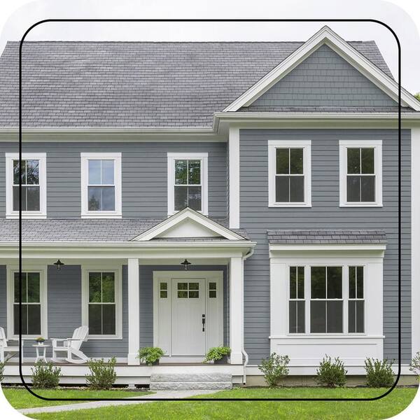 BEHR MARQUEE - 1 gal. #N450-5 Intergalactic Flat Exterior Paint & Primer