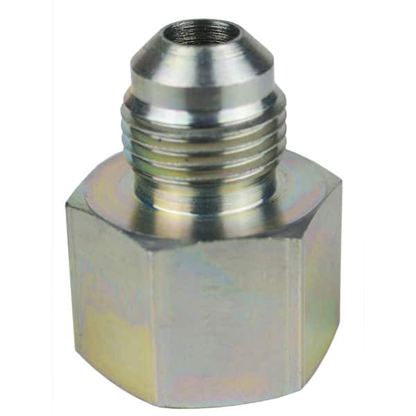 Everbilt 3/8 in. O.D. Flare x 1/2 in. FIP Steel Gas Fitting